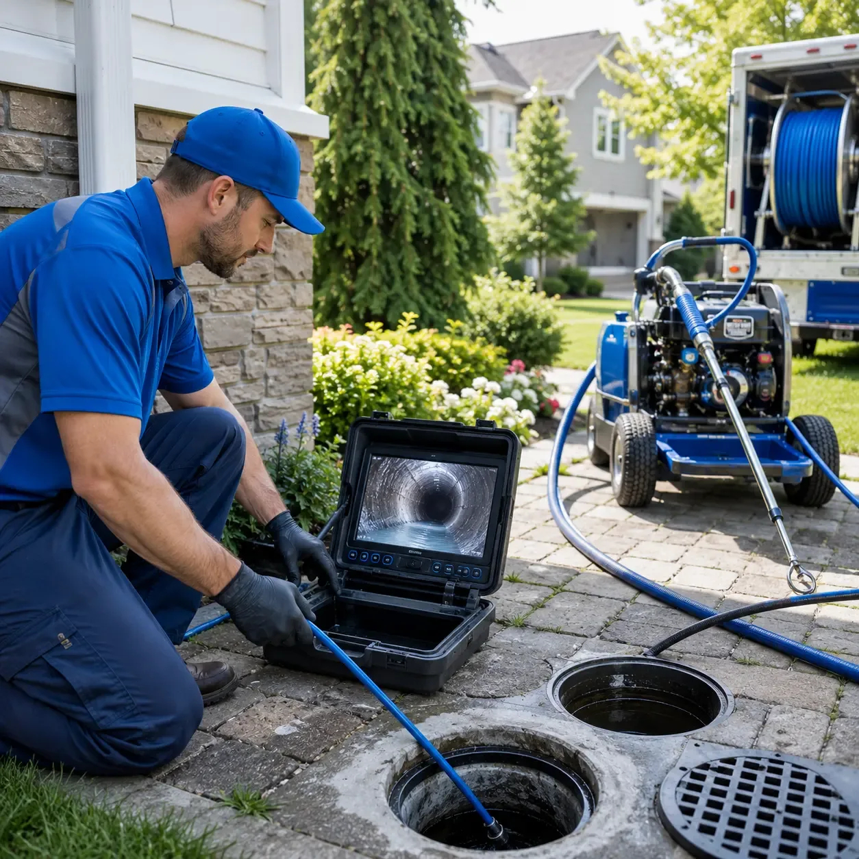 Outdoor drain cleaning professionals serving Auburn, WV